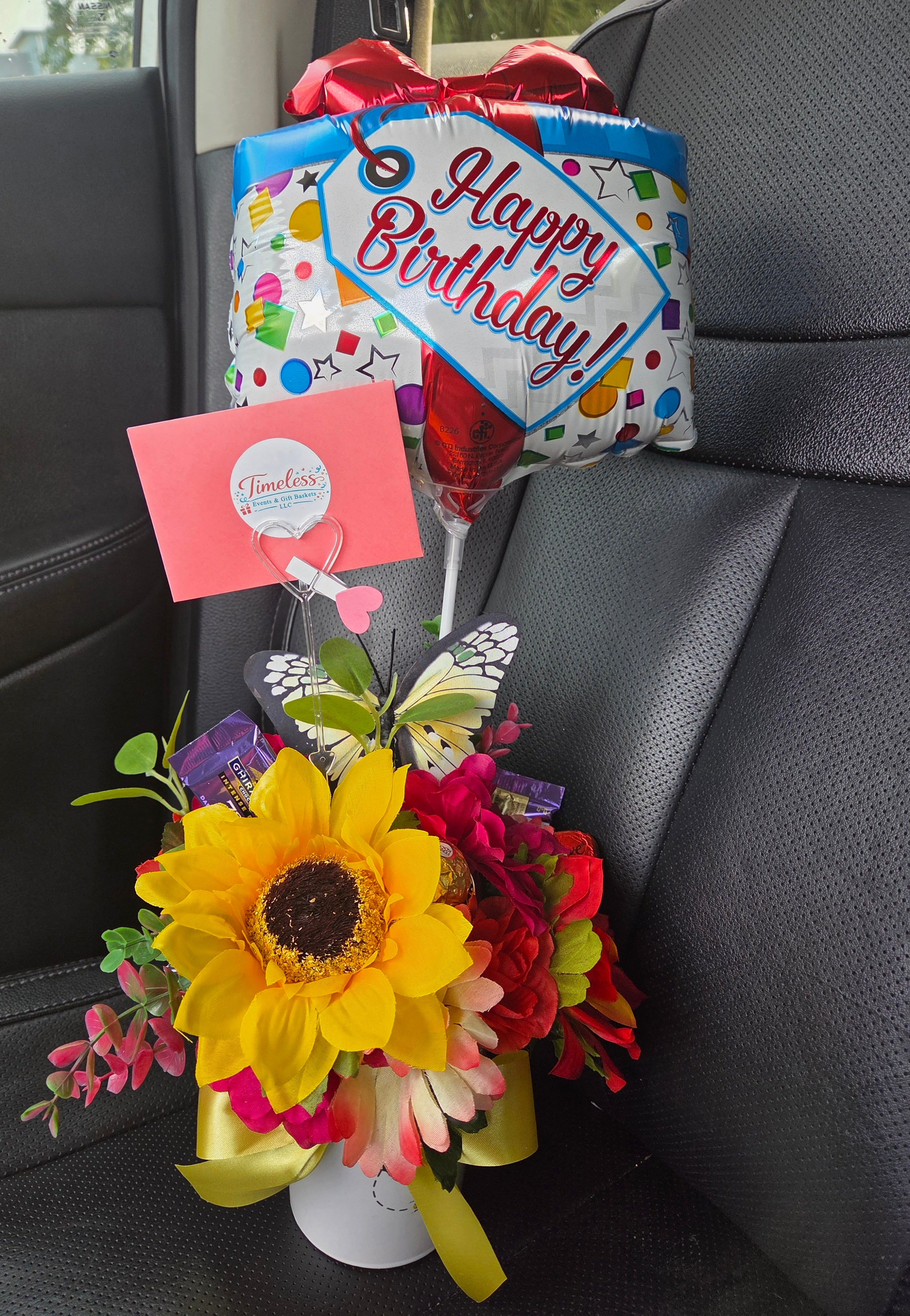 Customized Birthday Floral Arrangement